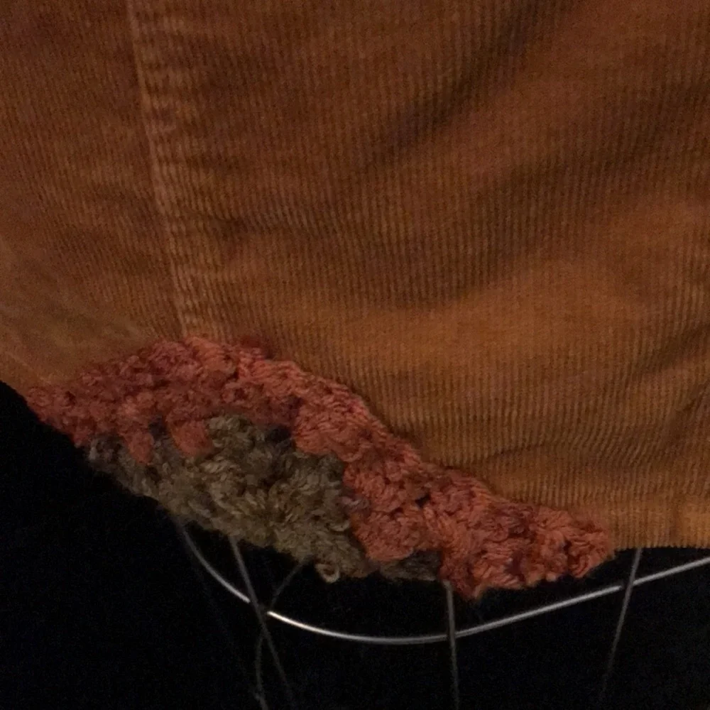 Women’s UPCYCLED HAND CRAFTED & CROCHETED GRANNY SQUARES Sz L Stylish Skirt - Picture 4 of 15